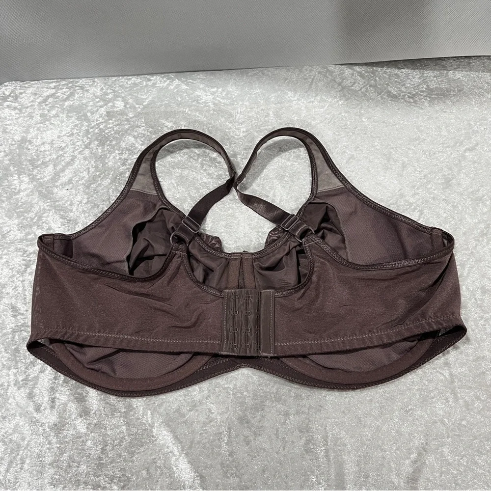 Breezies Wild Rose Seamless Underwire Support Bra -Core Brown Size 46DDD - Picture 2 of 11